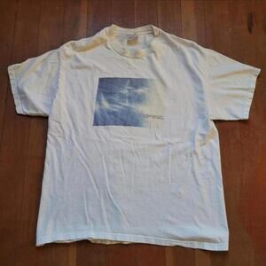 Vtg HD FEST Abstract Futuristic Art Graphic Electronic Music Festival T Shirt L
